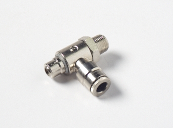 Valve, Flow Control, 1/8" NPT -1/4" Tube, Stainless Steel (90-140-03-PP)