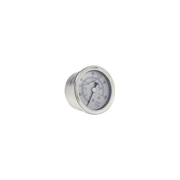Gauge – 100 PSI, 1/8" Back Mount