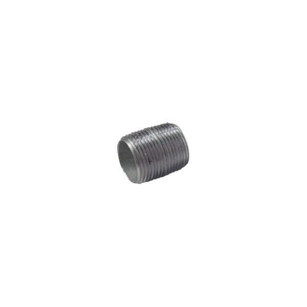 Nipple – 1" x Close, Galvanized Pipe