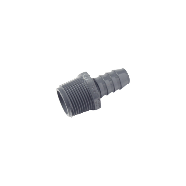 Hose Barb – 3/4" Hose x 1" MPT, PVC
