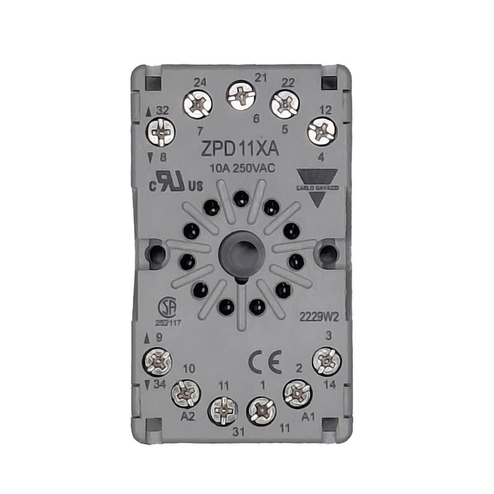 RELAY BASE/11 PIN CIRCULAR