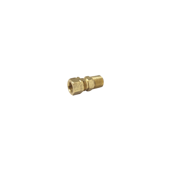 3/8 COMP x 1/4in MPT BRASS CON (68CA-6-4)