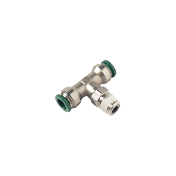 Brass Tee – 1/4"MPT Branch x 3/8" Tube