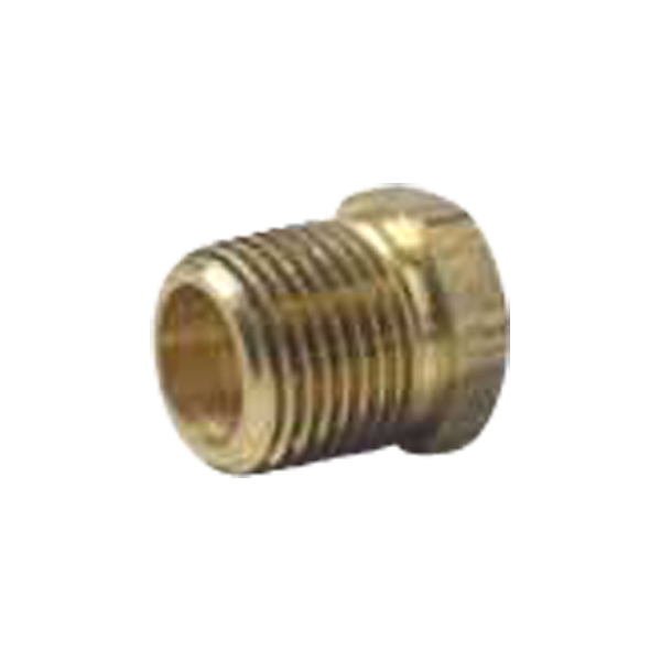 Brass Bushing Reducer – Hex, 1/2 x 3/8"