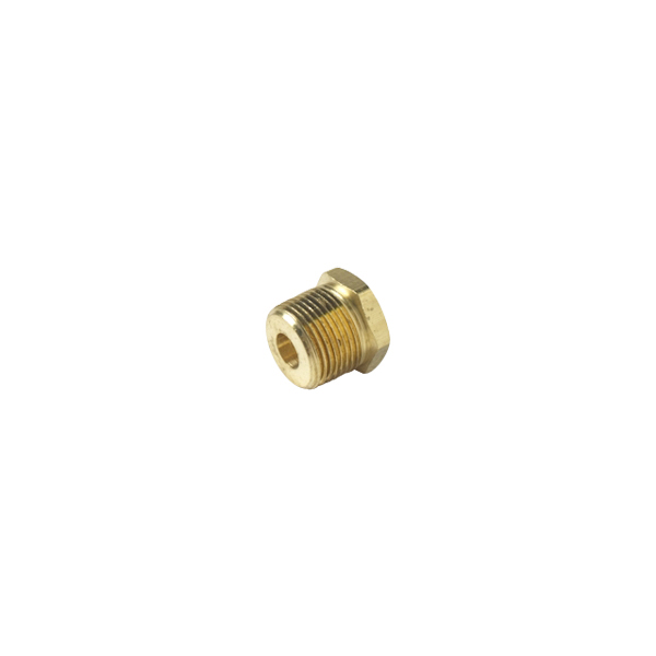 Brass Bushing Reducer – 3/4"x1/4", Hex
