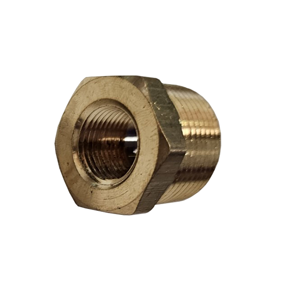 BUSHING/RDCR,HEX,BRS,3/4x3/8