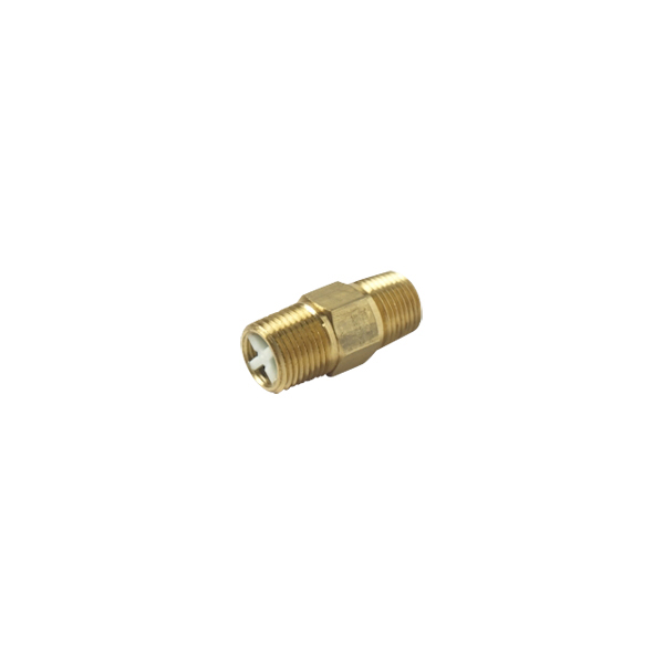 Brass Check Valve – 1/2" Hex Nipple