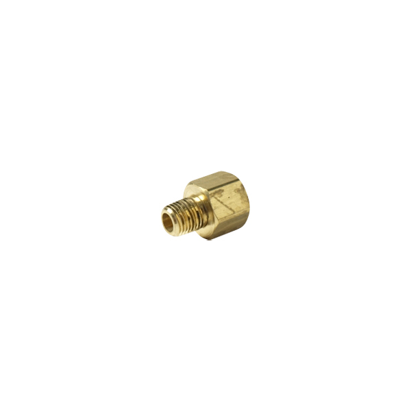 Brass Pipe Adaptor – 3/8 FPT x1/4 MPT