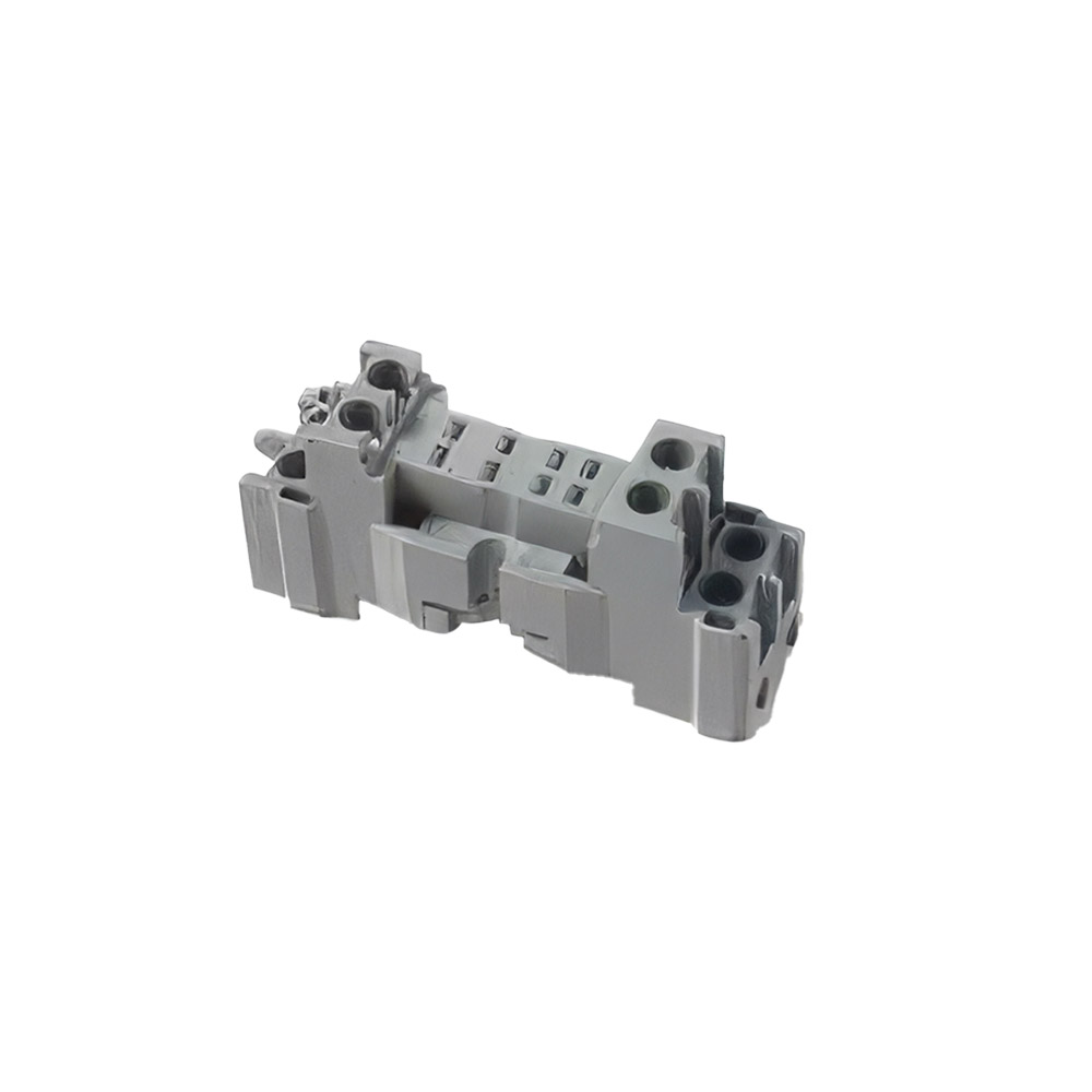 RELAY BASE/2P,BLADE,DIN MT,7A