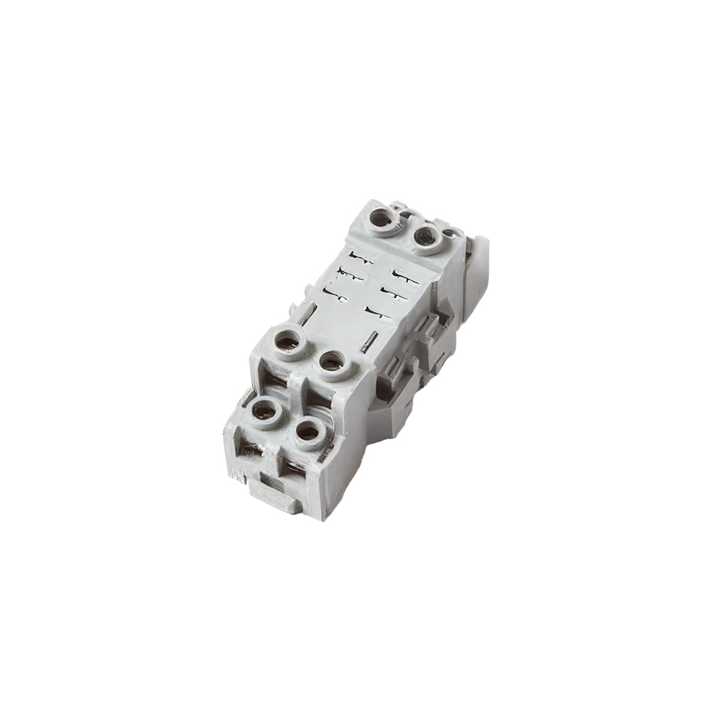 RELAY BASE/2P,BLADE,DIN MT,10A