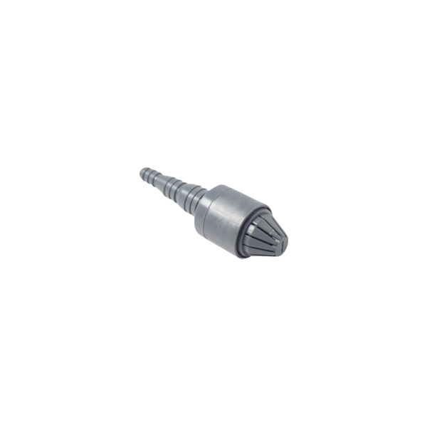 Foot Valve, 1/4 x 3/8" ID, EDPM - Gray
