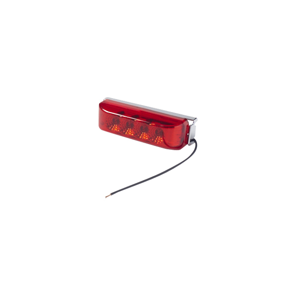 Sealed Light, 12 Volt, Red, 4 LEDS
