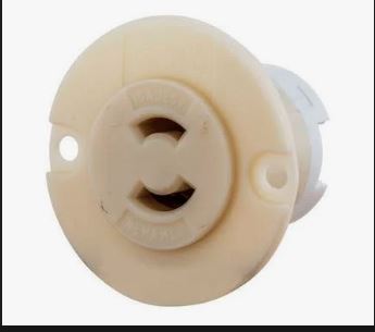 LKG NEMA 2 WIRE RECEPTACLE (7468-N)