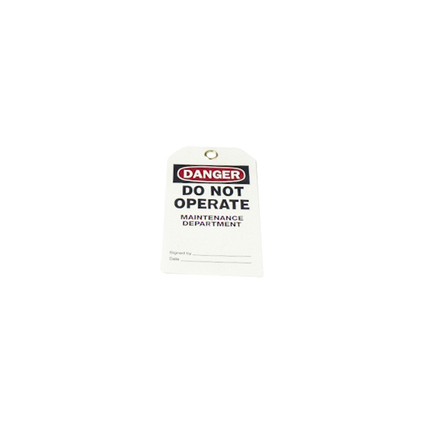 Warning Tag – Danger – Do Not Operate
