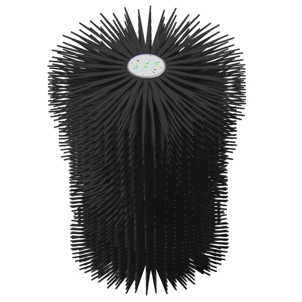 70" High Side Brush, Star Foam, Black