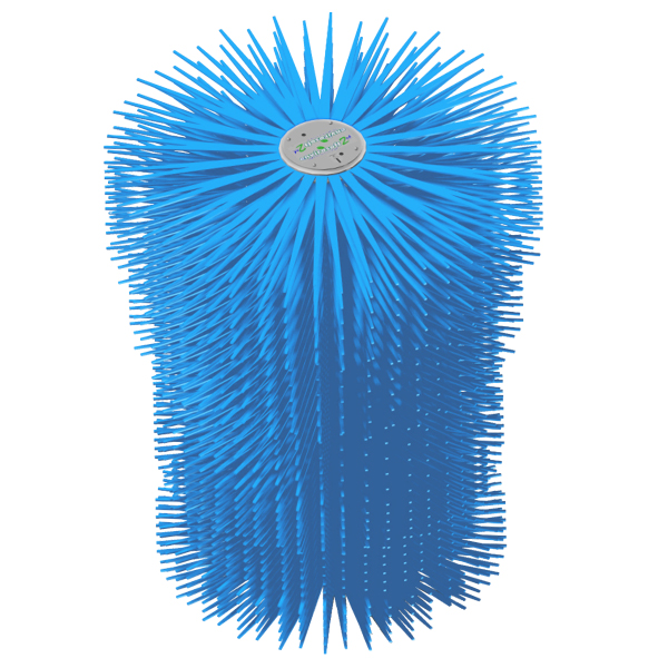 70" High Side Brush, Star Foam, Blue