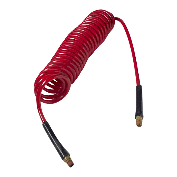 Hose Assembly – 3/8 x 3/8 x 25" Red, Coil