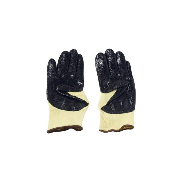 Nitrile Gloves, Large, Coated