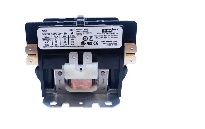 30A DP CONTACTOR 120V COIL (CDP2-A2P30A-120)