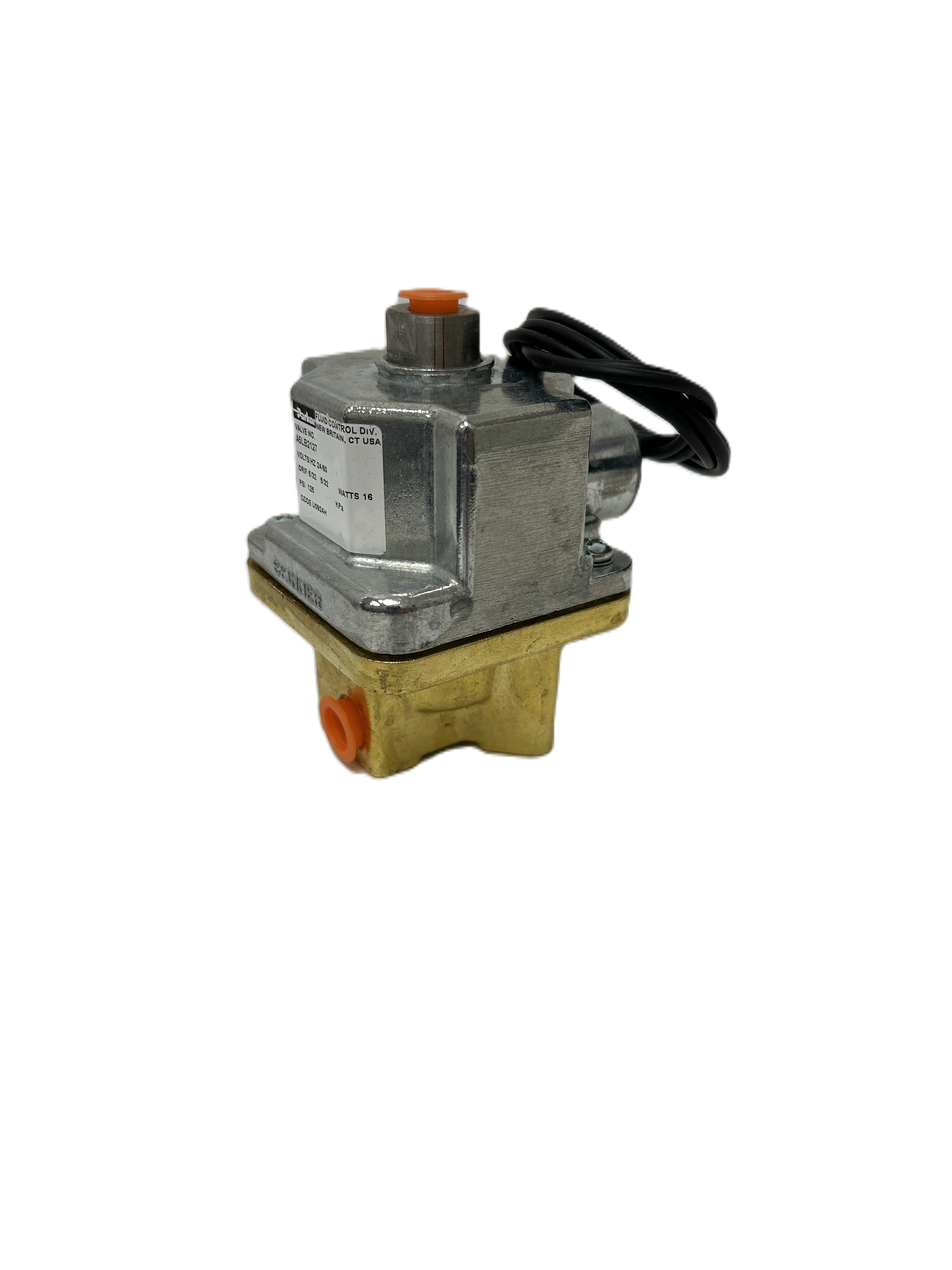 Solenoid Valve – 125 PSI, 3 Wire, 24 V, 1/4, Normally Open