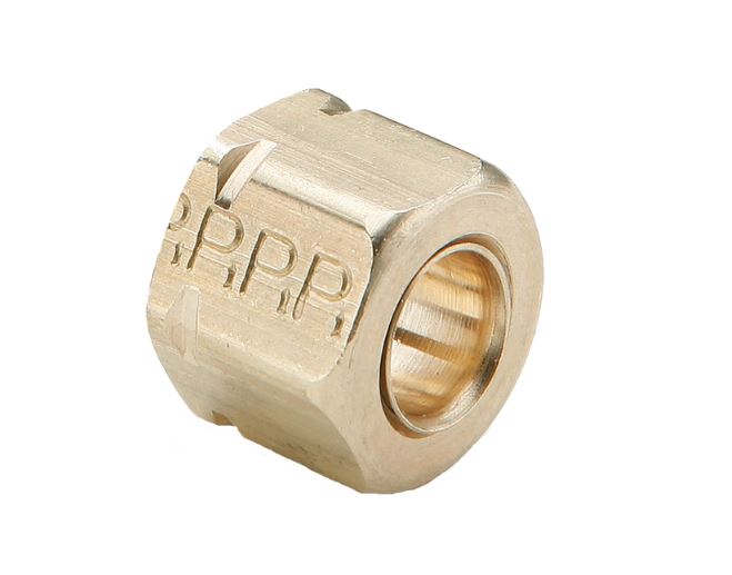 NUT/BRASS,W/FERRULE,3/8 TUBE (61CA-6)