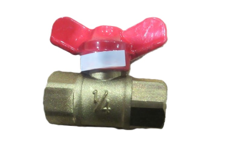 BALL VALVE 1/4" BRASS
