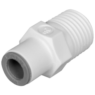 Push Connector, 3/8" Tube x 1/4 MPT