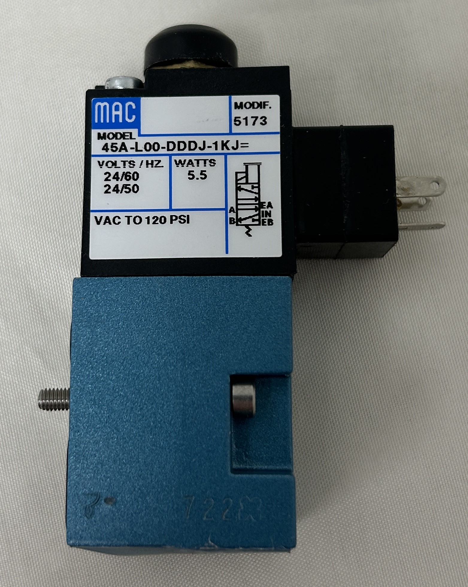 VALVE/SOLENOID,24VAC,45SERIES