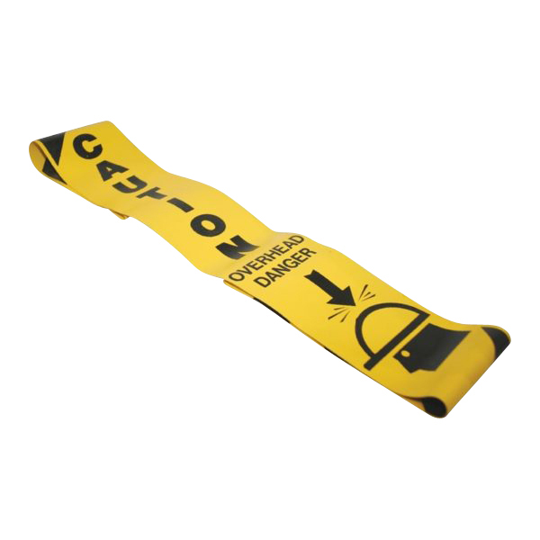 Caution Banner with Grommet, 4"x40"