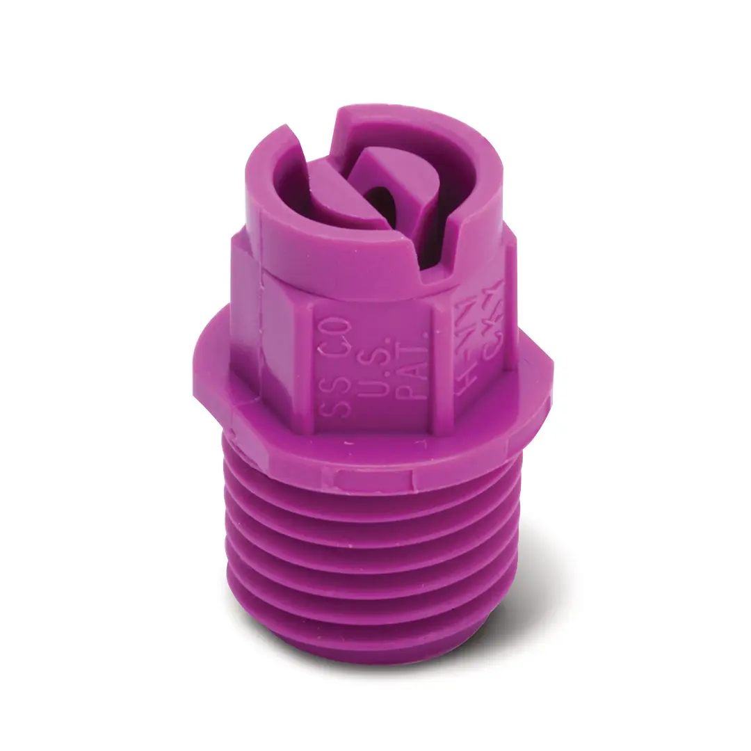 NOZZLE/6504,1/4\"MPT,PURPLE