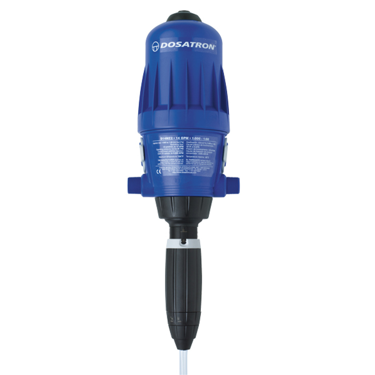 Dosatron Chemical Proportioner, 14GPM, Pressure 4.3-85 PSI, 3000:1-333:1 (D14MZ3000-D, 40011442)