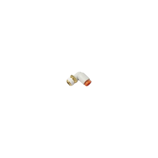 Swivel Elbow Fitting, 1/4" TBE-1/8"NPT