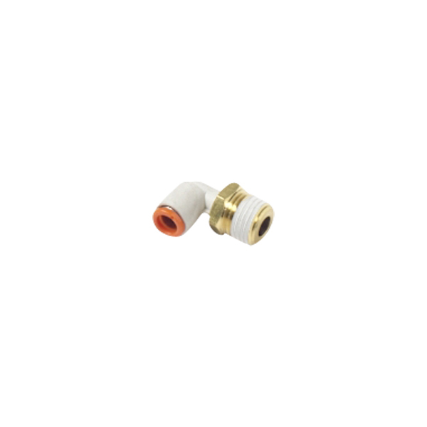 Swivel Elbow Fitting, 1/4" TBE-1/4" NPT (90-223-06-PP)