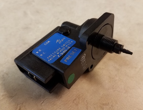 PRESSURE SWITCH 0.5 TO 15 PSI (F-5100-15-PT-B80-15A)