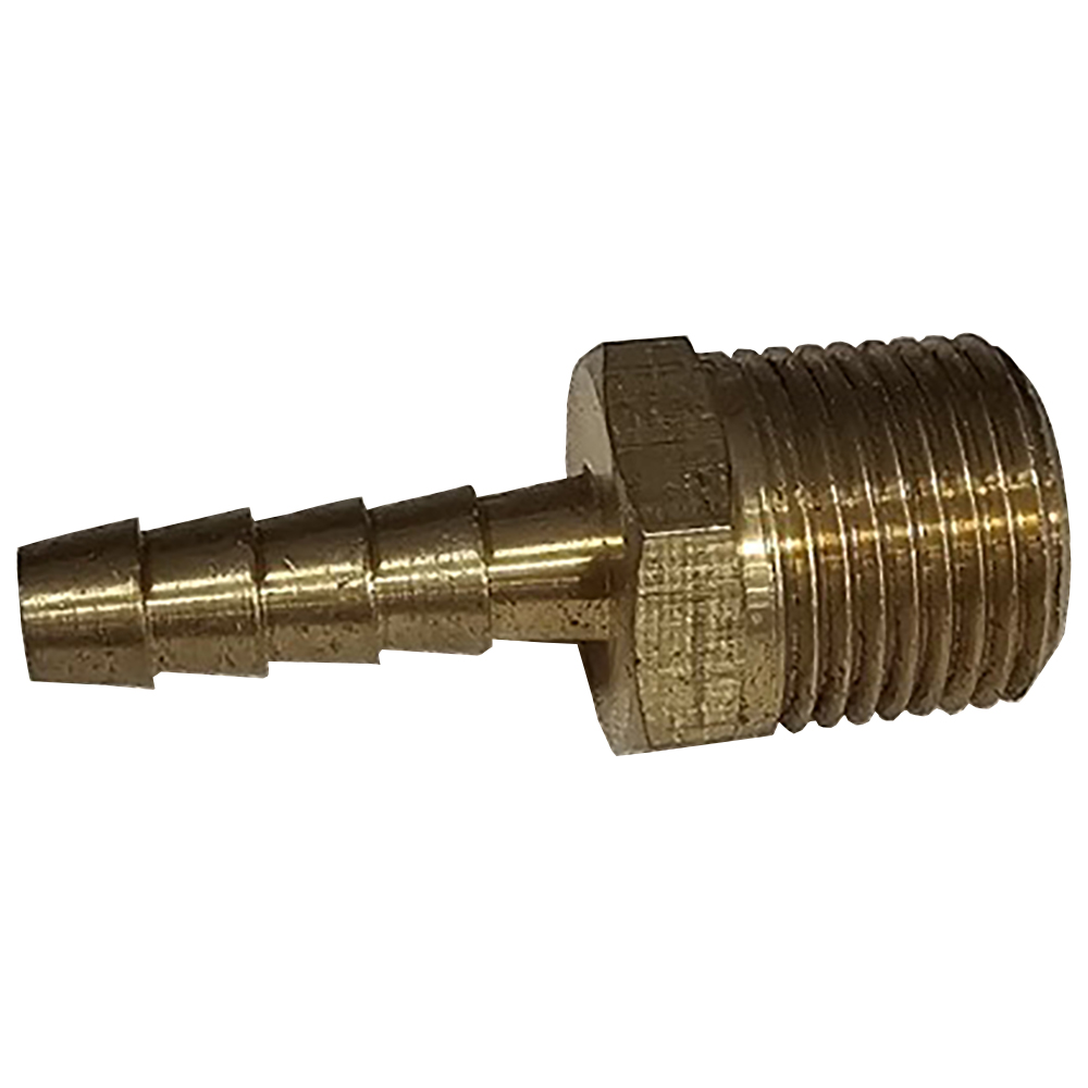 HOSE BARB/BRS,1/4"HOSEX3/8MPT