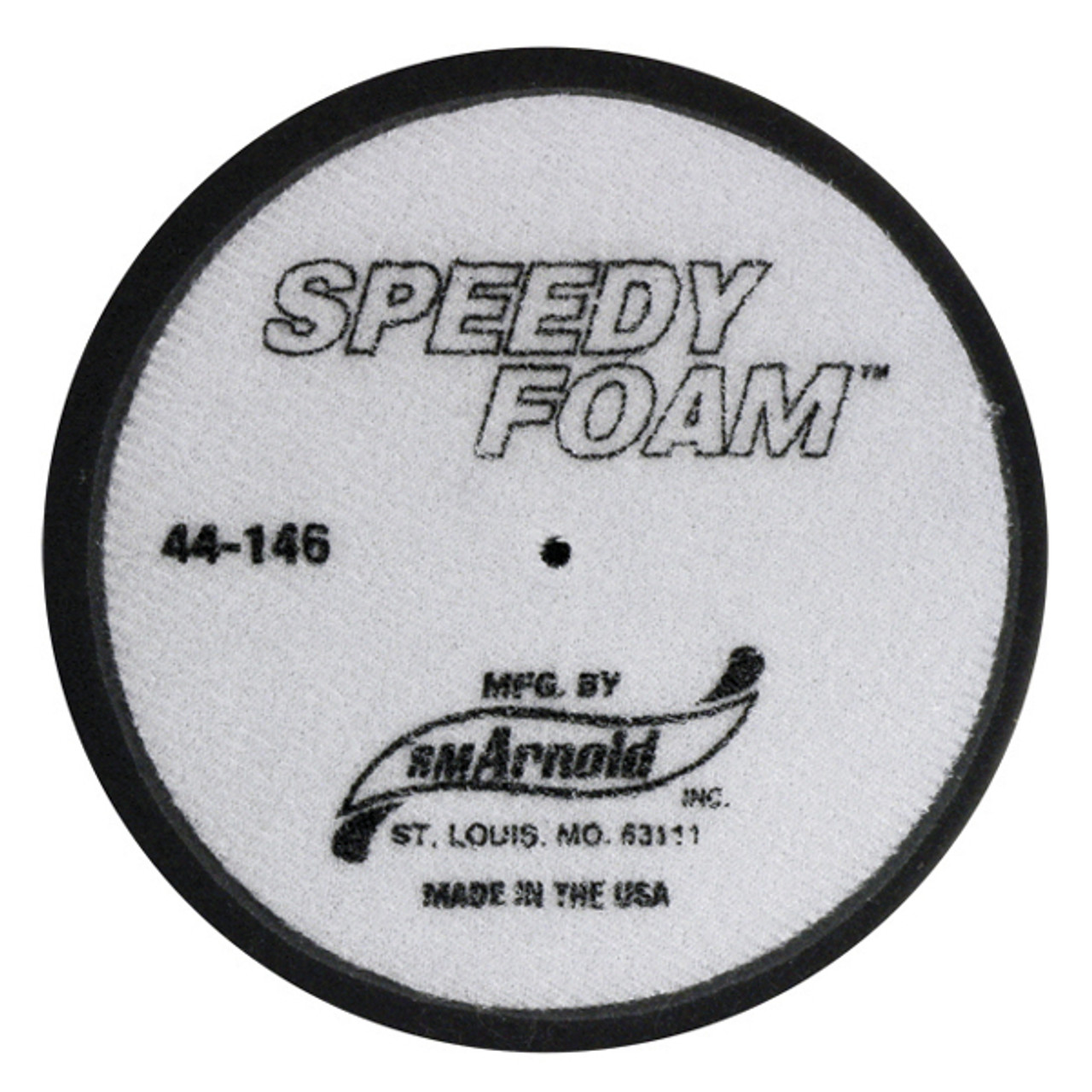 BUFFING FOAM PAD - 6" BLACK
