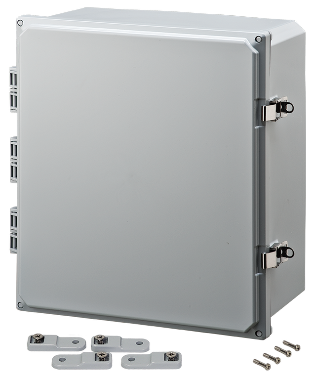 ENCLOSURE/16X14X7,GREY LID