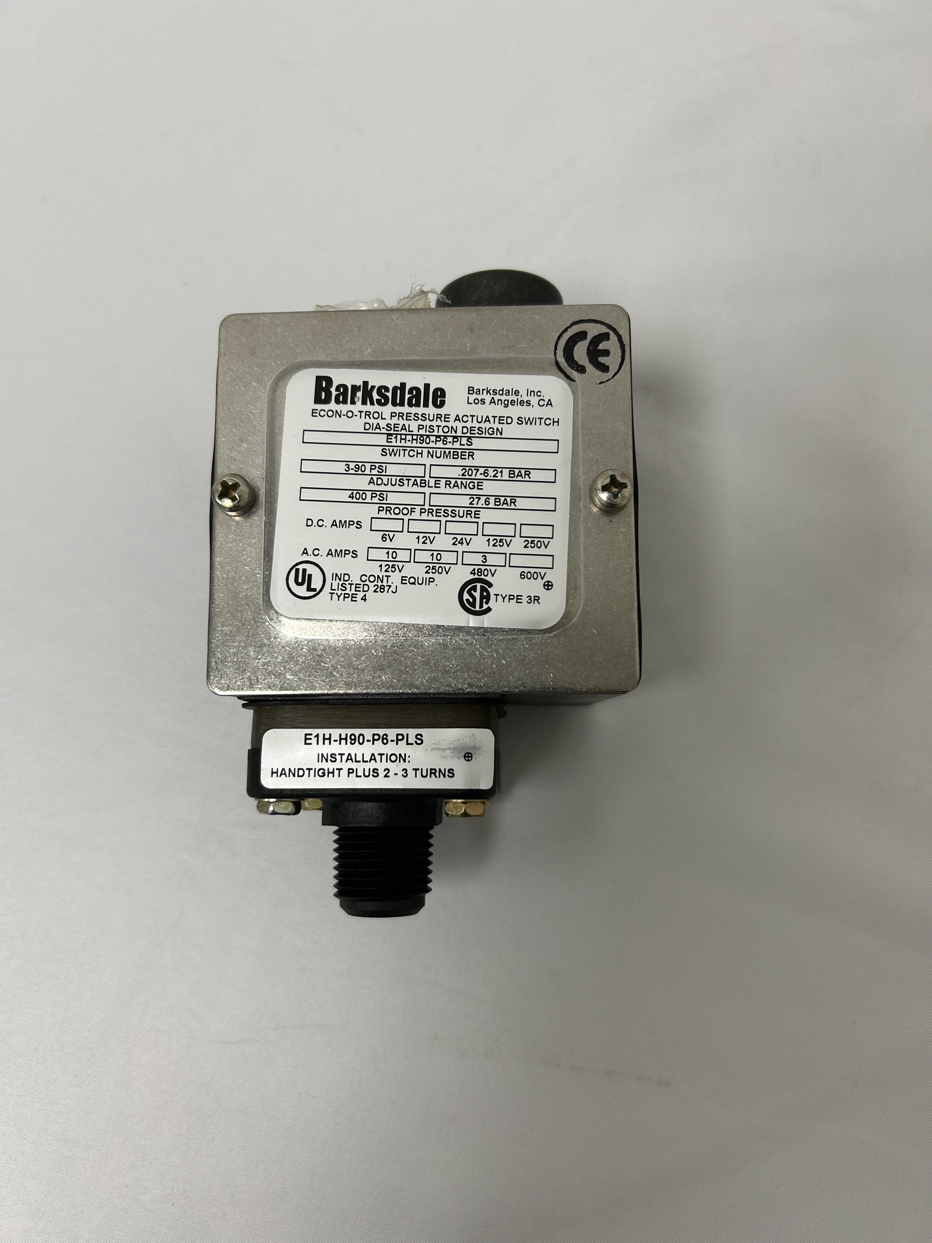 BARKSDALE PRESSURE SWITCH