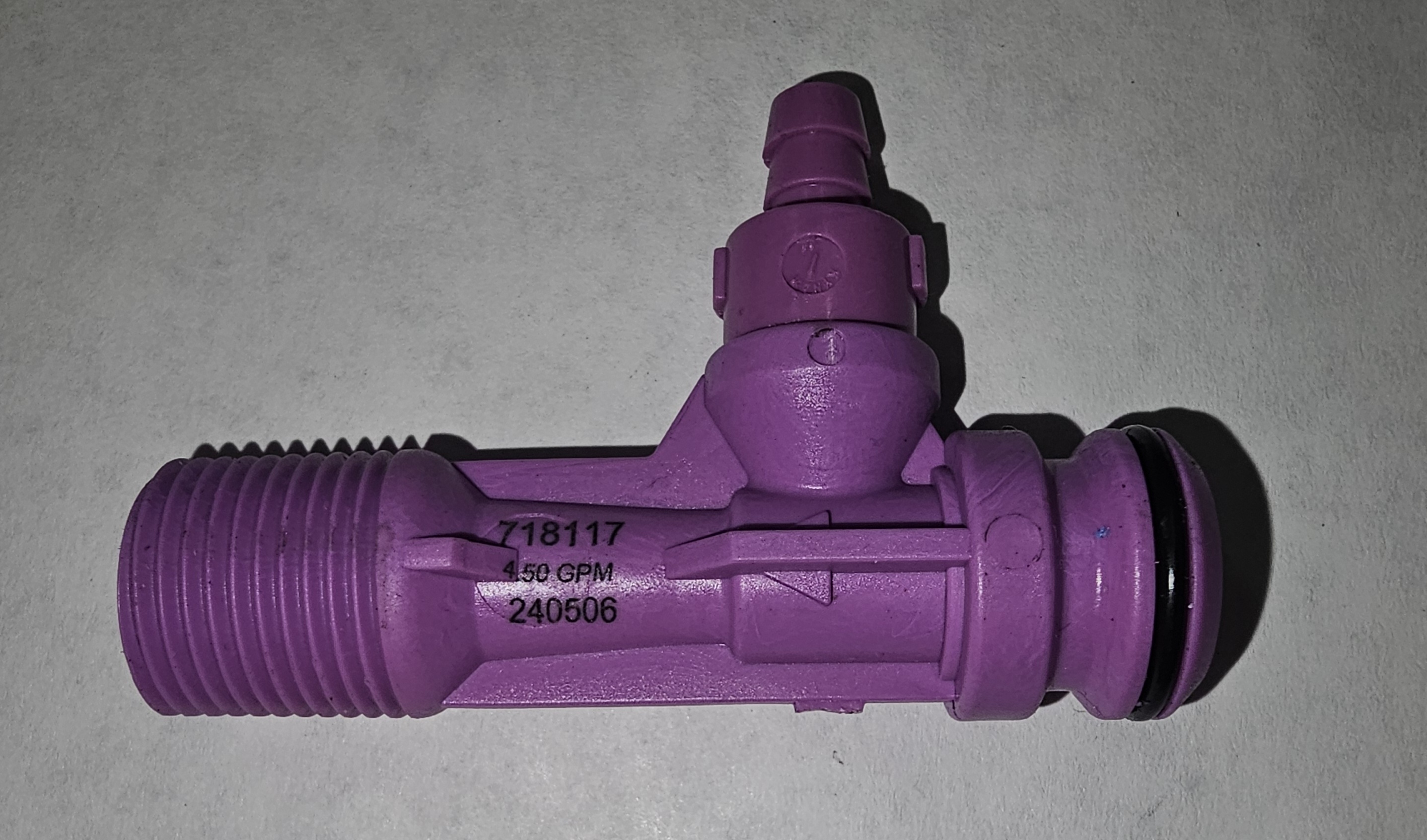 INJECTOR/PC2,SGL,4.5GPM,PURPLE (718117)